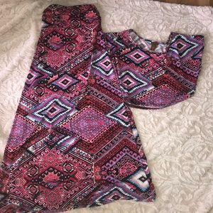 Crop Top and Maxi Skirt Set